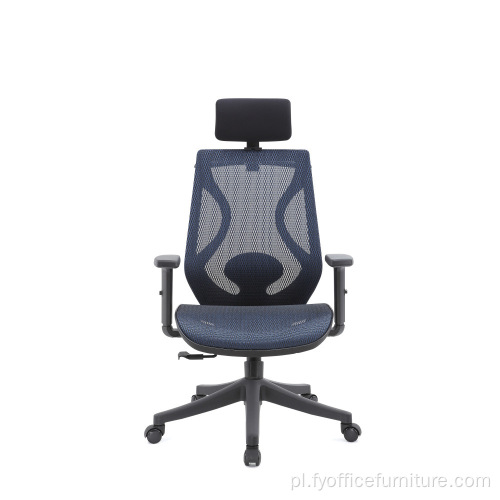 Cena hurtowa Podłokietnik 3D Regulowany ergonomiczny fotel biurowy z wysokim oparciem